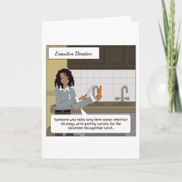 Uitvoerend Directeur Dank u Kaart