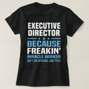 Uitvoerend directeur t-shirt