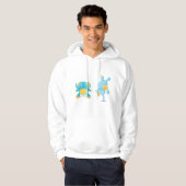 Uitvoerend olifant hoodie (Voorkant volledig)