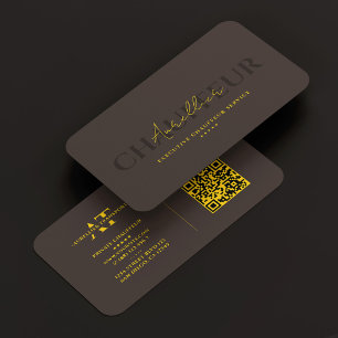 Uitvoerend Privé Chauffeur Geel Espresso Modern Visitekaartje