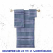 Uitvoerend Striped Blue II Bad Handdoek