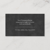 Uitvoerend Visitekaartje (Achterkant)