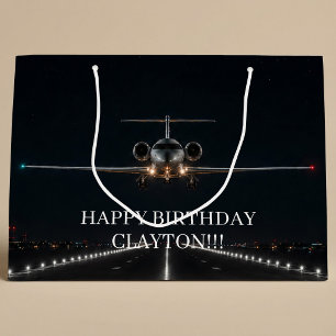 Uitvoering Luxe Jet Aankomst Buiten Kantooruren Groot Cadeauzakje