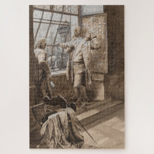 Uitvoering van Kate door Alphonse Mucha Legpuzzel
