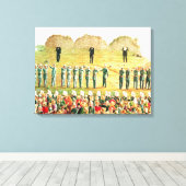 Uitvoering van Maximilian I Canvas Afdruk (Insitu (Houten vloer))