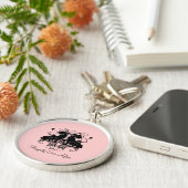 Uitwerking van leeuwen met wervelkolommen sleutelhanger (Zijkant)