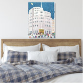 Uitzendhuis van BBC Canvas Afdruk (Insitu (Slaapkamer))