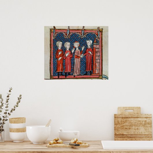 Uitzending en misdaad begaan door een priester poster (Keuken)