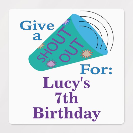 uitzending labels (Design 1)