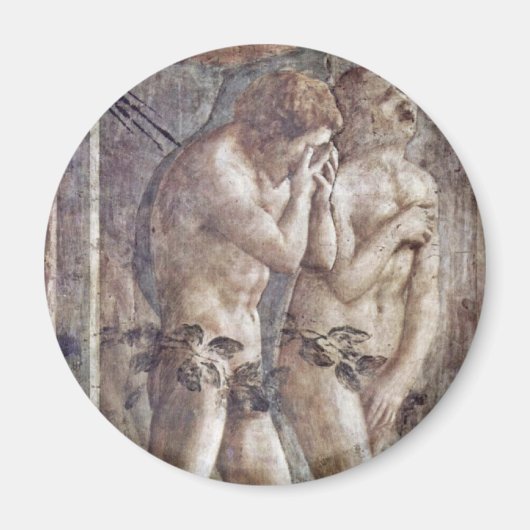 Uitzetting uit het paradijs door Masaccio (beste k Magneet (Voorkant)