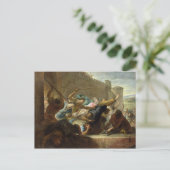 Uitzetting van de Huguenots Briefkaart (Staand voorkant)