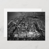 Uitzicht 1928 van de luchthaven van Upper West Sid Briefkaart (Voorkant / Achterkant)