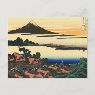 uitzicht 36+09 van 36 uitzichten de berg Fuji Briefkaart