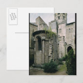 Uitzicht aan de buitenkant van de apsidiole van de briefkaart (Voorkant / Achterkant)