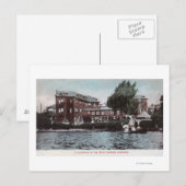 Uitzicht aan de buitenkant van een Sanitarium op d Briefkaart (Voorkant / Achterkant)