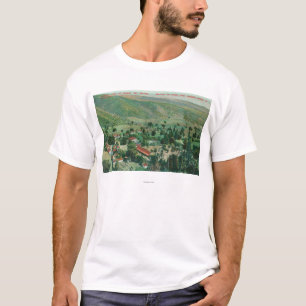 Uitzicht aan de buitenkant van Paraiso Hot Springs T-shirt