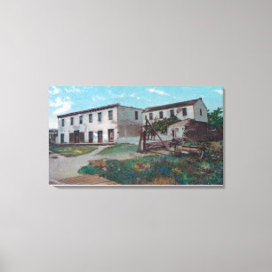 Uitzicht aan de buitenkant van Robert Louis Steven Canvas Afdruk