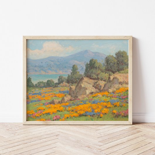 Uitzicht aan de kust | William Franklin Jackson Poster