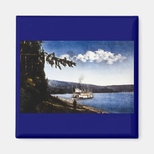 Uitzicht aan de vredesrivier magneet