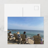 Uitzicht aan de zeezijde briefkaart (Voorkant / Achterkant)