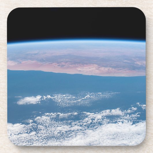 Uitzicht aan de zuidwestkust van Afrika. Bier Onderzetter (Voorkant)