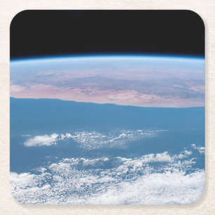 Uitzicht aan de zuidwestkust van Afrika. Vierkante Kartonnen Onderzetter