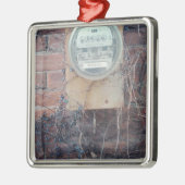 Uitzicht achterkant metalen ornament (Links)