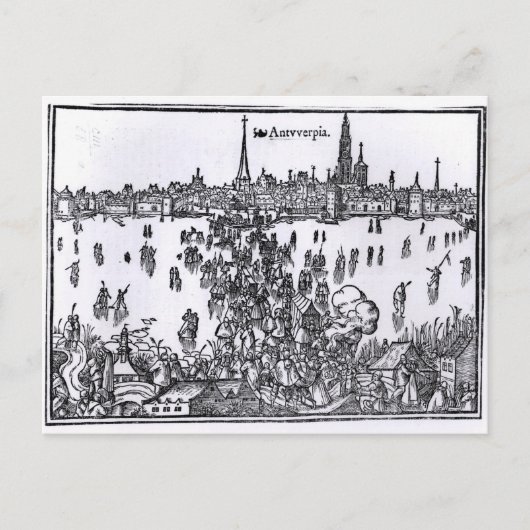 Uitzicht Antwerpen Briefkaart (Voorkant)