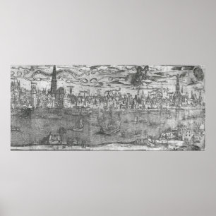 Uitzicht Antwerpen Harbour Poster