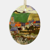 Uitzicht Auvers van Vincent van Gogh Keramisch Ornament (Rechts)