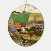 Uitzicht Auvers van Vincent van Gogh Keramisch Ornament (Links)