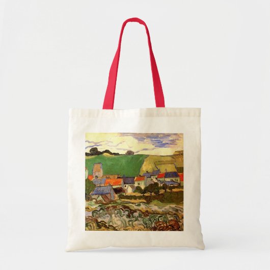 Uitzicht Auvers van Vincent van Gogh Tote Bag (Voorkant)