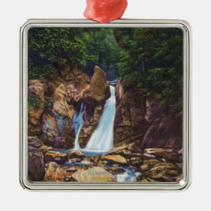 Uitzicht Bash-Bish Herfsten bij Great Barrington Metalen Ornament