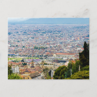 Uitzicht Bogota, Colombiaans historisch district Briefkaart