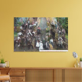 Uitzicht Boole, de grootste boom ter wereld Canvas Afdruk (Insitu (Woonkamer))