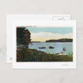 Uitzicht boten bij de Narrows Briefkaart (Voorkant / Achterkant)