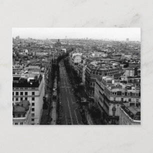 Uitzicht boven Parijs Briefkaart