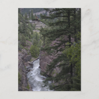 uitzicht @ box canyon herfsten loopbaan briefkaart