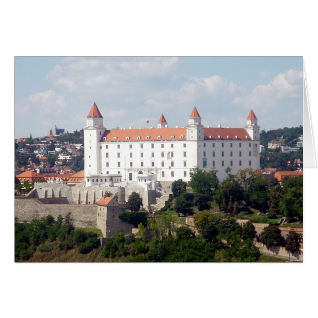 uitzicht bratislava - wit kasteel (Voorkant Horizontaal)