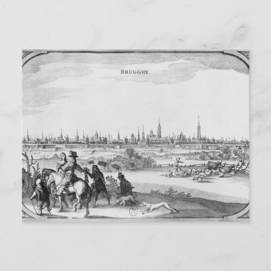 Uitzicht Brugge Briefkaart (Voorkant)