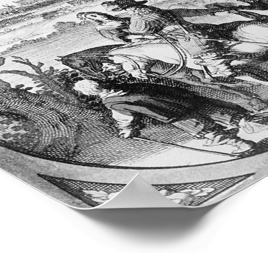 Uitzicht Brugge Poster (Hoek)