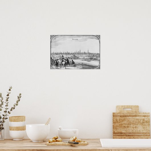 Uitzicht Brugge Poster (Keuken)