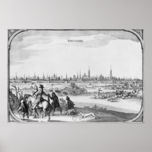 Uitzicht Brugge Poster