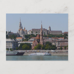 Uitzicht Buda over de Donau, Boedapest Briefkaart