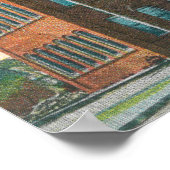 Uitzicht buiten de openbare school Medford, OF Poster (Hoek)