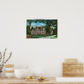 Uitzicht buitenshuis van Kendrick Hall, Vassar Col Poster (Keuken)