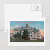 Uitzicht buitenzijde van de Universiteit van WA Ma Briefkaart (Voorkant / Achterkant)