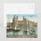  uitzicht Caernarfon Castle, Wales Briefkaart (Voorkant / Achterkant)