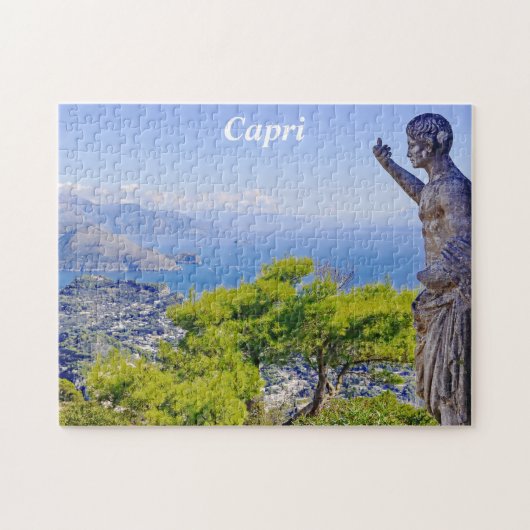 Uitzicht Capri Mountain Legpuzzel (Horizontaal)
