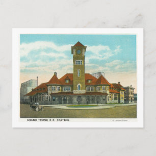 Uitzicht Congress Street van de Fidelity Briefkaart